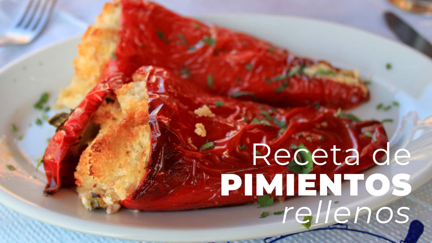 Pimientos rellenos de bacalao